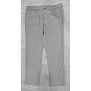 Men’s Lululemon ABC Classic 5-Pocket Pants Warpstreme Gray Size 38W 31L